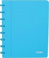 Atoma Trendy schrift, ft A5, 144 bladzijden, gelijnd, transparant turkoois