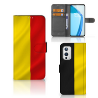 OnePlus 9 Bookstyle Case Belgische Vlag - thumbnail