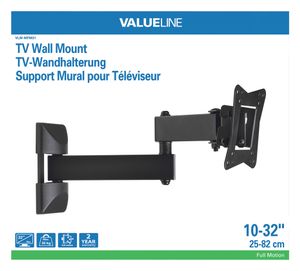 Valueline VLM-MFM31 tv-bevestiging 81,3 cm (32") Zwart