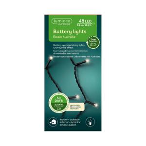 Kerstverlichting - LED - op batterij - 400 cm - buiten - 48 lampjes - boomverlichting