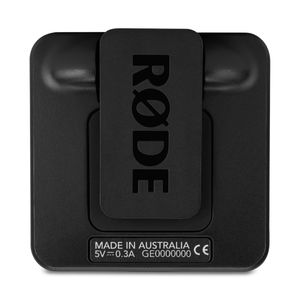 RODE Microphones Wireless GO II SINGLE Spraakmicrofoon Dasspeld Zendmethode:Draadloos, USB Incl. tas, Incl. windkap, Incl. kabel Microfoon TRS (3.5 mm