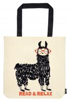 Moses katoenen tas Leeslama 39 x 42 cm wit