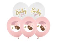 Ballonnen Mix Baby Girl (6st) - thumbnail