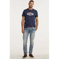 Tommy Jeans T-shirt met logo donkerblauw