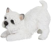 Esschert Design - West Highland terriër 22 x 15,2 cm polyresin wit - Wit