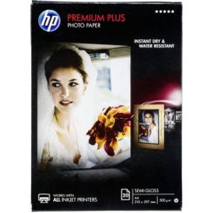 HP Premium Plus matglanzend fotopapier, 20 vel, A4/210 x 297 mm