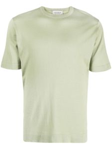 John Smedley t-shirt en maille fine - Vert