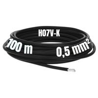 Lapp 4160101 Multi-Standard SC 2.1 1X0,5, zwart, hoogwaardige kabel voor betrouwbare verbindingen, pvc-isolatie, DIN/EN 50525-2-31, 100 m