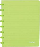 Atoma Trendy schrift, ft A5, 144 bladzijden, gelijnd, transparant groen