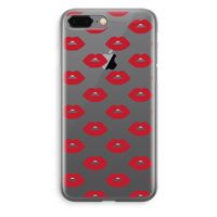 Lips: iPhone 8 Plus Transparant Hoesje