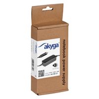 Akyga AK-ND-31 netvoeding & inverter Auto 65 W Zwart - thumbnail