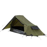 Grand Canyon Richmond 1 tunneltent voor 1 persoon, ultralicht, waterdicht, klein verpakkingsformaat, tent voor trekking, camping, outdoor (capulet olijf), Zwart, groen, 270 x 180 x 75 cm