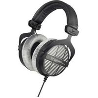 Beyerdynamic DT 990 PRO Bedraad Hoofdtelefoons Hoofdband Muziek Zwart, Grijs - thumbnail