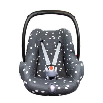 Briljant Baby autostoelhoes 0+ spots iron met interlock