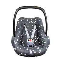 Briljant Baby autostoelhoes 0+ spots iron met interlock