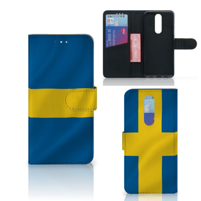 Alcatel 3 (2019) Bookstyle Case Zweden
