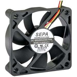 SEPA PLB60B24FSE31A Axiaalventilator 24 V/DC 27.6 m³/h (l x b x h) 60 x 60 x 15 mm