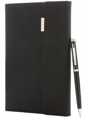 Swiss Peak notitieboek A5 PU/papier zwart