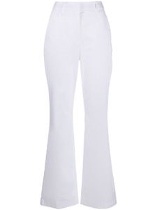 Vivetta pantalon évasé à taille haute - Blanc