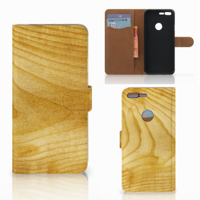 Google Pixel XL Book Style Case Licht Hout