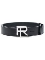 Ralph Lauren Purple Label ceinture en cuir à boucle logo - Noir - thumbnail