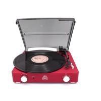 GPO Retro SW508CRED Platenspeler met ingebouwde speakers