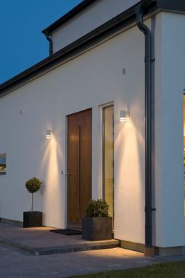 Konstsmide Modena Big 7515-250 Buitenlamp (wand) Halogeen GU10 35 W Wit