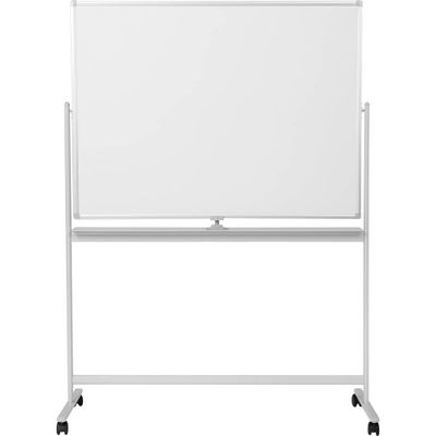 SpeaKa Professional Whiteboard SP-WB-312 (b x h) 1200 mm x 800 mm Wit Horizontaalformaat, Aan beide zijden te gebruiken, Incl. wielen, Incl. opbergbakje