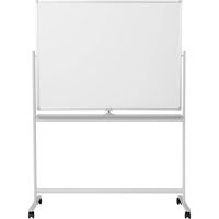 SpeaKa Professional Whiteboard SP-WB-312 (b x h) 1200 mm x 800 mm Wit Horizontaalformaat, Aan beide zijden te gebruiken, Incl. wielen, Incl. opbergbakje - thumbnail