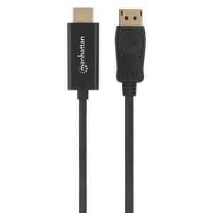 Manhattan 152662 DisplayPort-kabel DisplayPort / HDMI Adapterkabel DisplayPort-stekker, HDMI-A-stekker 1.00 m Zwart