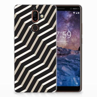 Nokia 7 Plus TPU Hoesje Illusion Nokia 7 Plus TPU Hoesje Illusion