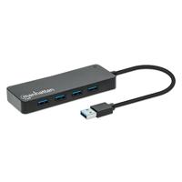 Manhattan 7-Port USB Hub A-stekker A-bus 5Gbit/s zwart