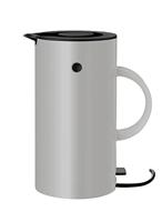 Stelton Waterkoker EM77 - elektrisch fornuis, waterketel, theepot - snel kokend, laag energieverbruik, uitneembaar kalkfilter, veiligheidsschakelaar - 1,5 liter, grijs, EU-stekker