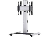 VCM Morgenthaler MOBIL-110-D 1x1: back-to-back Videowall standvoet 106,7 cm (42) - 139,7 cm (55) In hoogte verstelbaar, Kantelbaar