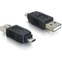 Delock 65036 Adapter USB 2.0 Type Micro-B male naar USB 2.0 Type-A male - thumbnail