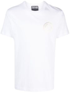 Versace Jeans Couture t-shirt en coton à logo imprimé - Blanc