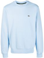 Lacoste sweat à patch logo - Bleu