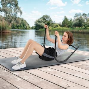 Fitnesstrainer voor AB Opvouwbare Buikmachine met Gevoerde Hoofd-/Neksteun Sit-Up Trainingshulpmiddel Buiktrainer Trainingstrainer