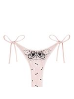 Palm Angels bas de bikini à motif cachemire - Rose