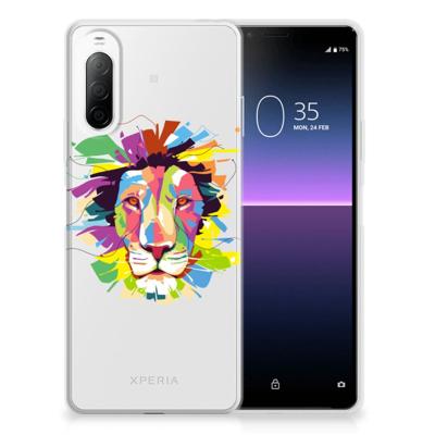Sony Xperia 10 II Telefoonhoesje met Naam Lion Color