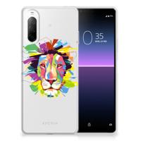Sony Xperia 10 II Telefoonhoesje met Naam Lion Color