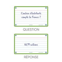 Flashcard Oxford 2.0 75x125mm 80vel 250gr lijn groen - thumbnail