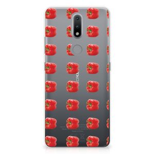 Nokia 2.4 Siliconen Case Paprika Red