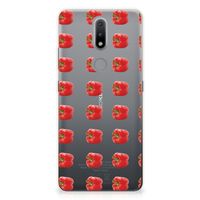 Nokia 2.4 Siliconen Case Paprika Red - thumbnail