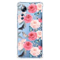 Xiaomi 12 Lite Case Butterfly Roses - thumbnail