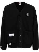 AAPE BY *A BATHING APE® veste bomber à logo appliqué - Noir