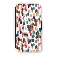 Tropical Dots: iPhone XS Flip Hoesje - thumbnail