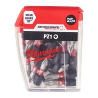 Milwaukee Accessoires Shockwave Gen II PZ1 25mm 25stuks - 4932430861 - thumbnail