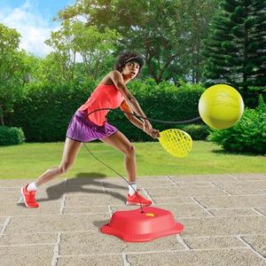 Swingball Reflex Tennistrainer met All Surface Basis Rood/Geel