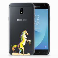 Samsung Galaxy J3 2017 Telefoonhoesje met Naam Horse Color - thumbnail